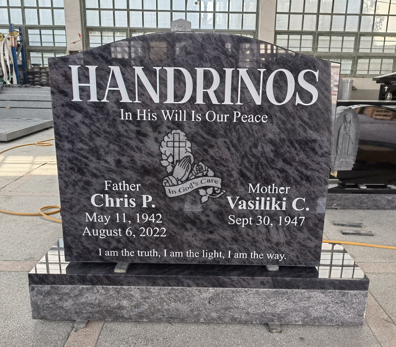 Finalized headstone product | EternityHeadStones