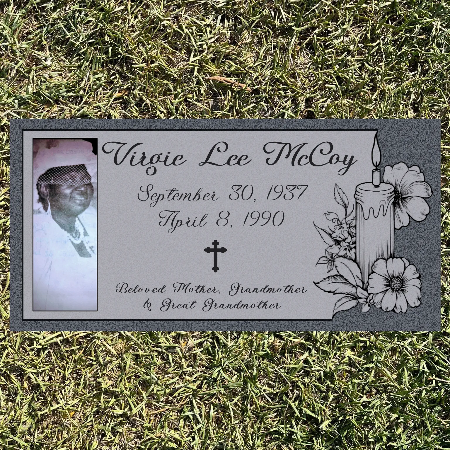 Headstone design proof | EternityHeadStones
