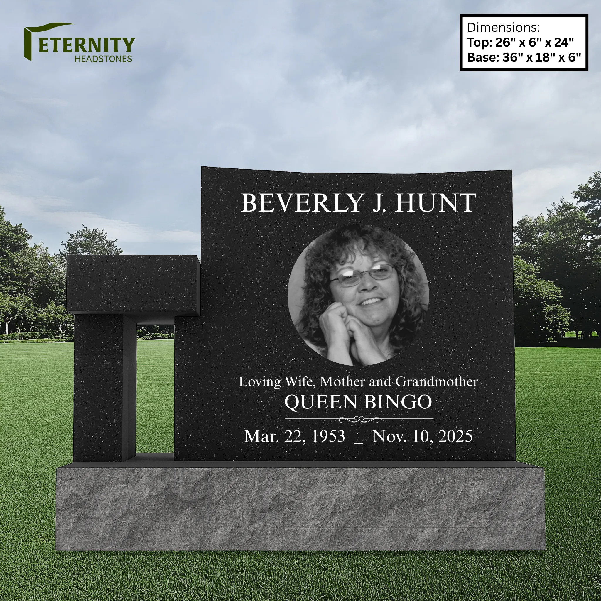Headstone design proof | EternityHeadStones