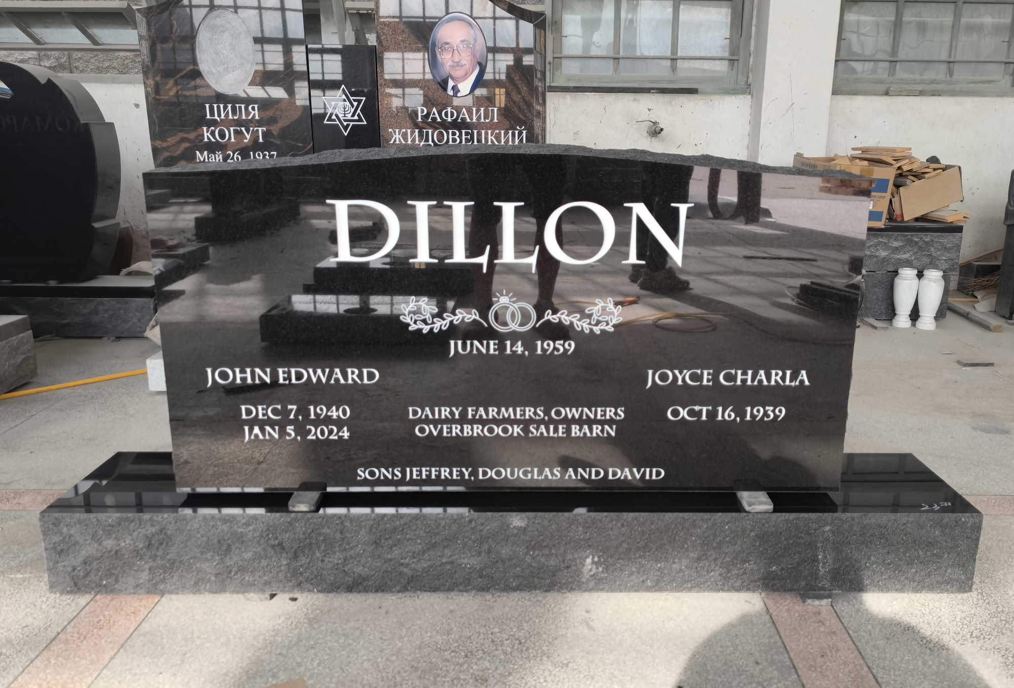 Finalized headstone product | EternityHeadStones